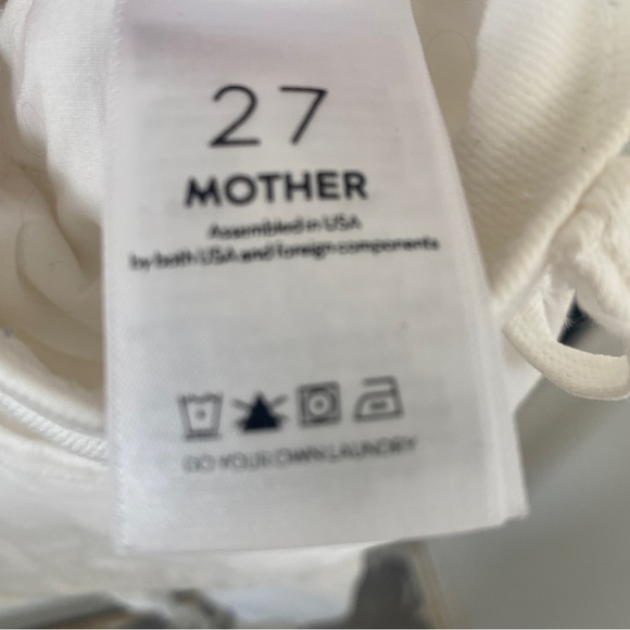 MOTHER denim Dazzler high-rise distressed lace up jeans - Picture 7 of 12